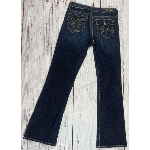 Kut from the Kloth Bootcut Womens Jeans Sz 6 Natalie Mid Rise Dark Wash - Picture 2 of 11
